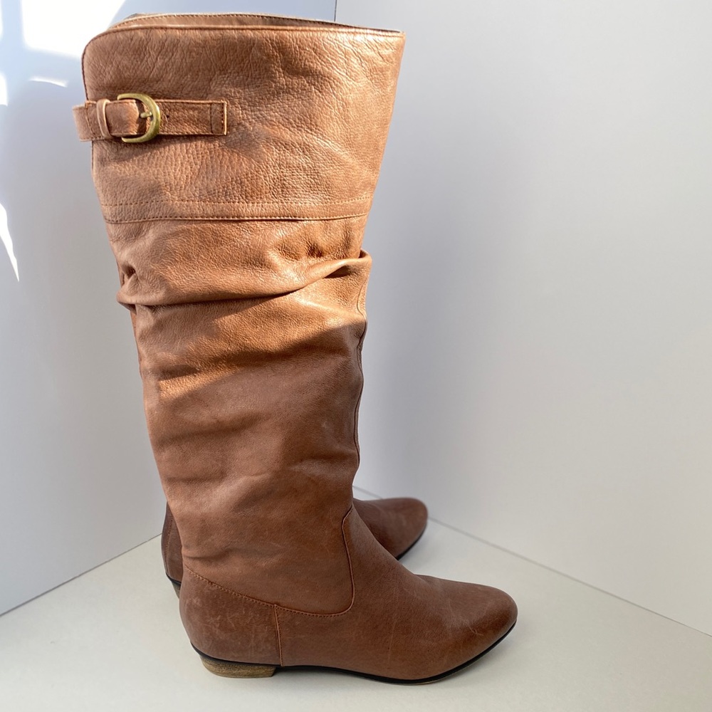 Steve Madden CRAAVE Soft Slouch Leather boot Brown